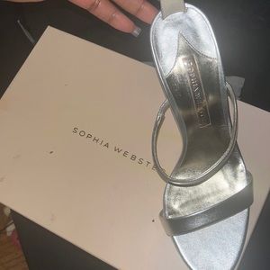 Sophia Webster heels Silver 9.5
